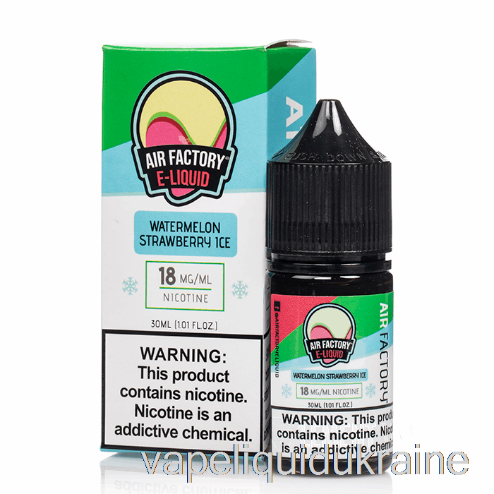 Vape Liquid Ukraine Watermelon Strawberry Ice - Air Factory Salts - 30mL 36mg